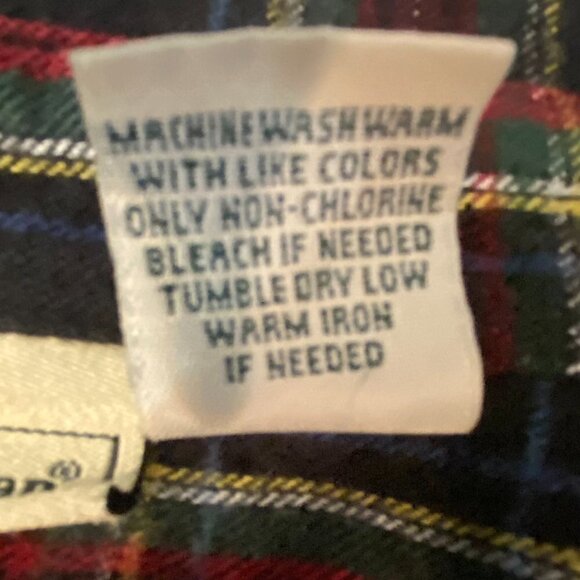 Women's LL Bean Flanel Long Sleeve Shirt - Size 1X - Picture 6 of 6